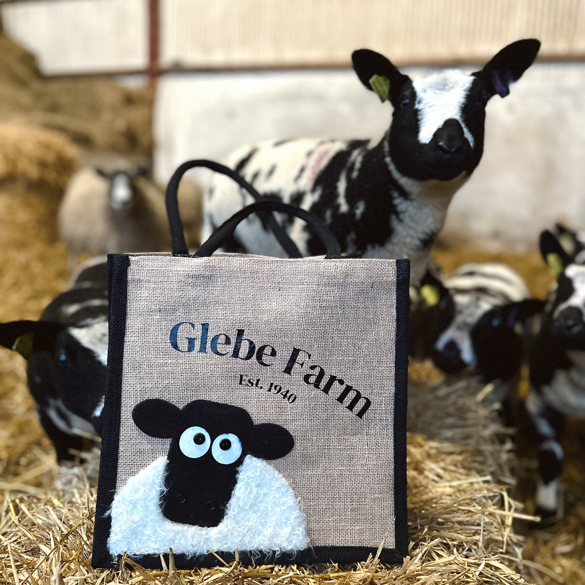 Glebe Farm Shop Sheep Tote Bag