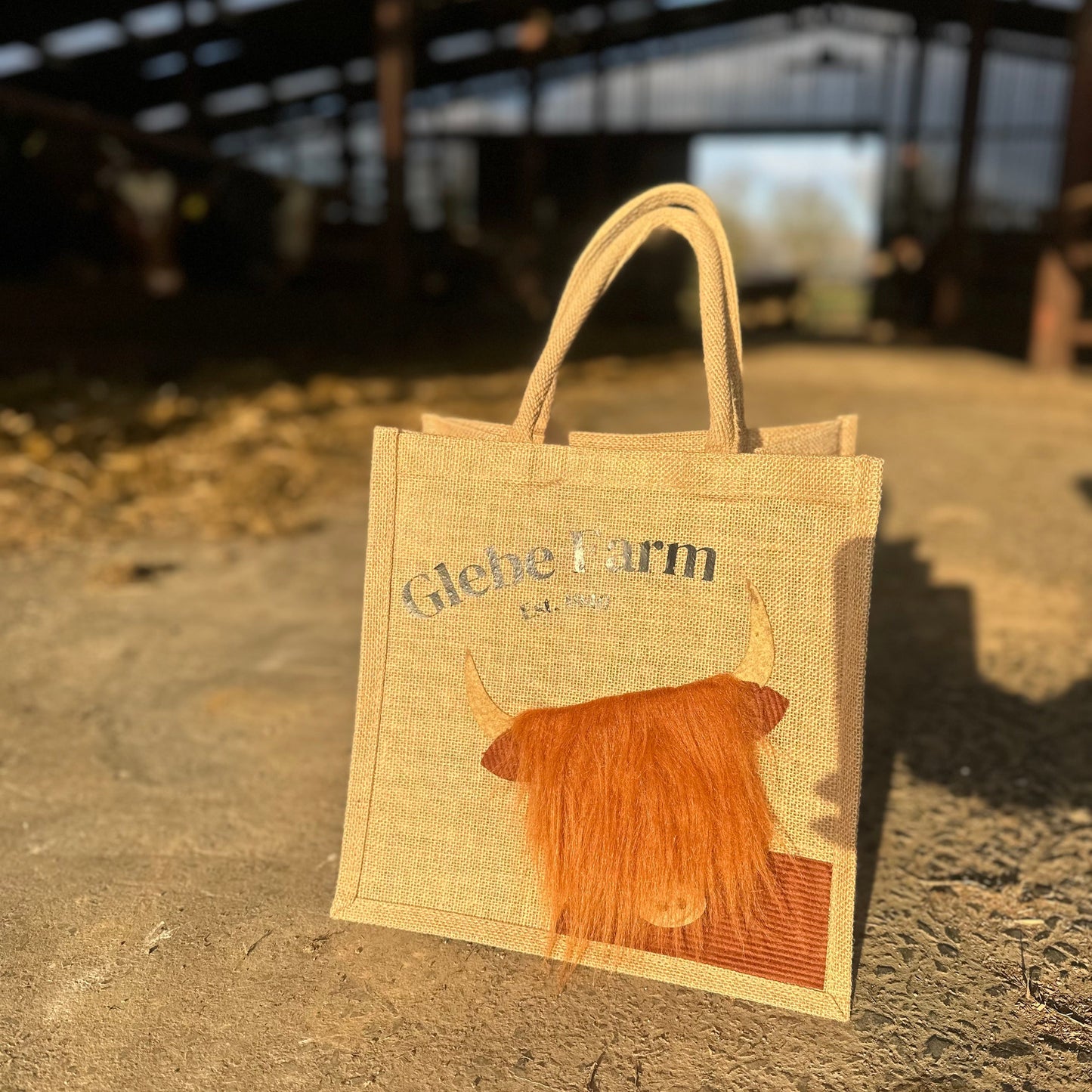 Glebe Farm highland cow tote bag
