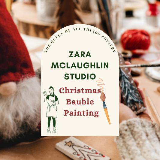 Christmas Bauble Painting Evening with Zara McLaughlin Studio