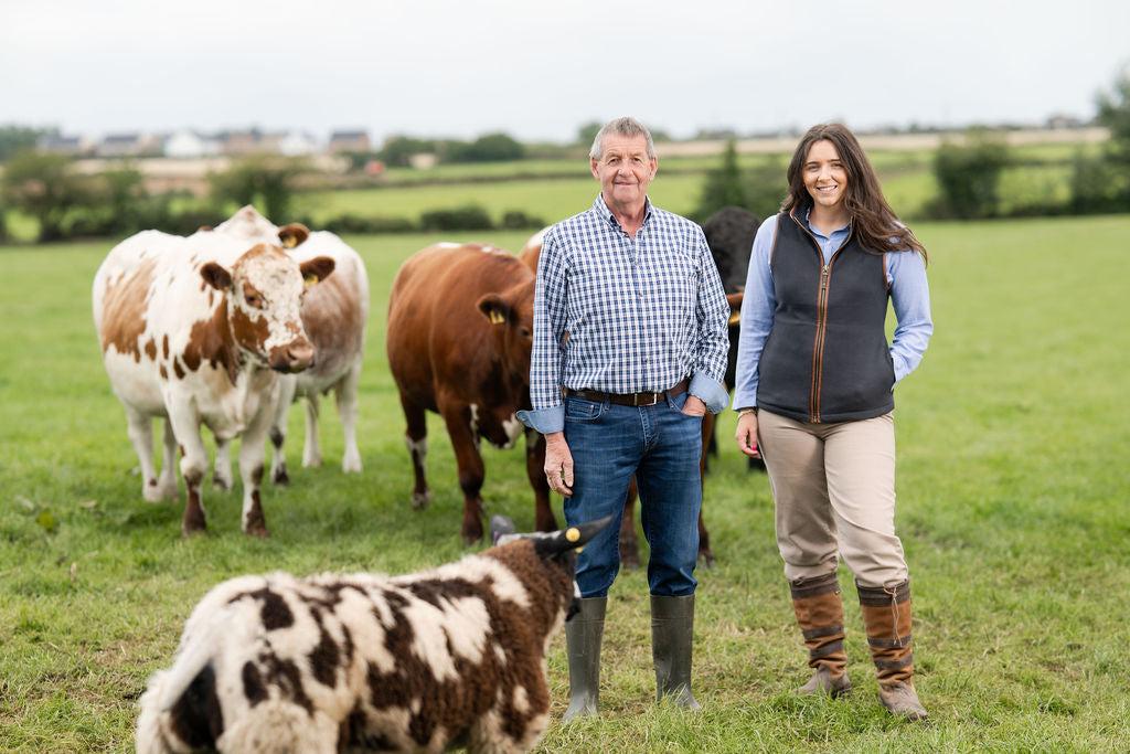 Raymond and Nicole at Glebe Farm Shop